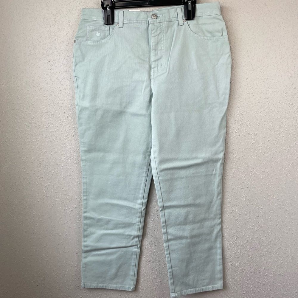 NWT Liz Claiborne Light Blue Stretch Fit Amanda Jeans Size 14 Short